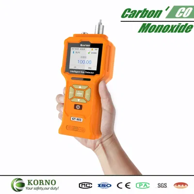 Pumpensauger Tragbarer Kohlenmonoxid-Gasdetektor/Messgerät Auto-Abgasanalysator Co-Detektor